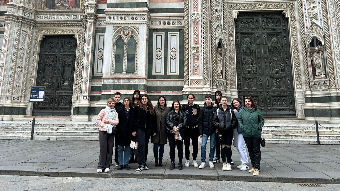 Learning / training activity for students - Italy romanian students visiting Castiglione del Lago